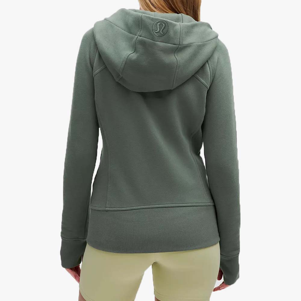 Single Color Zipper Hoodie Women - Image 3