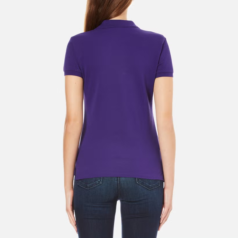 Fashion Cut & Sew Polo Shirt Short Sleeve - Image 4