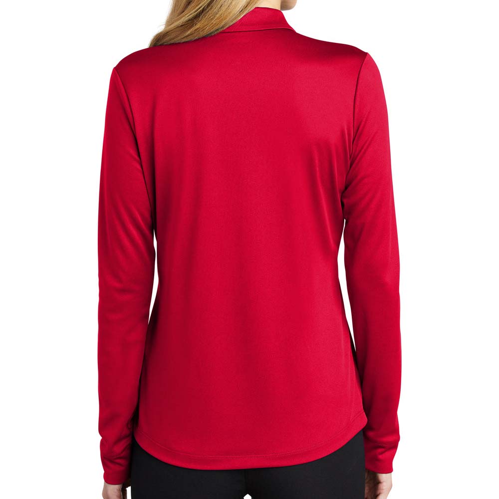 Women Long Placket Sleeve T-Shirt