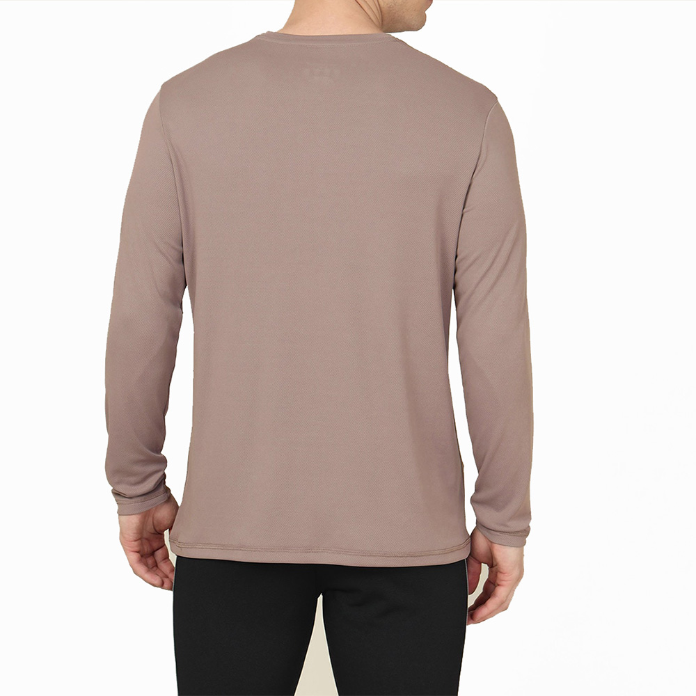 Men Round Neck Long Sleeve Tee - Image 3