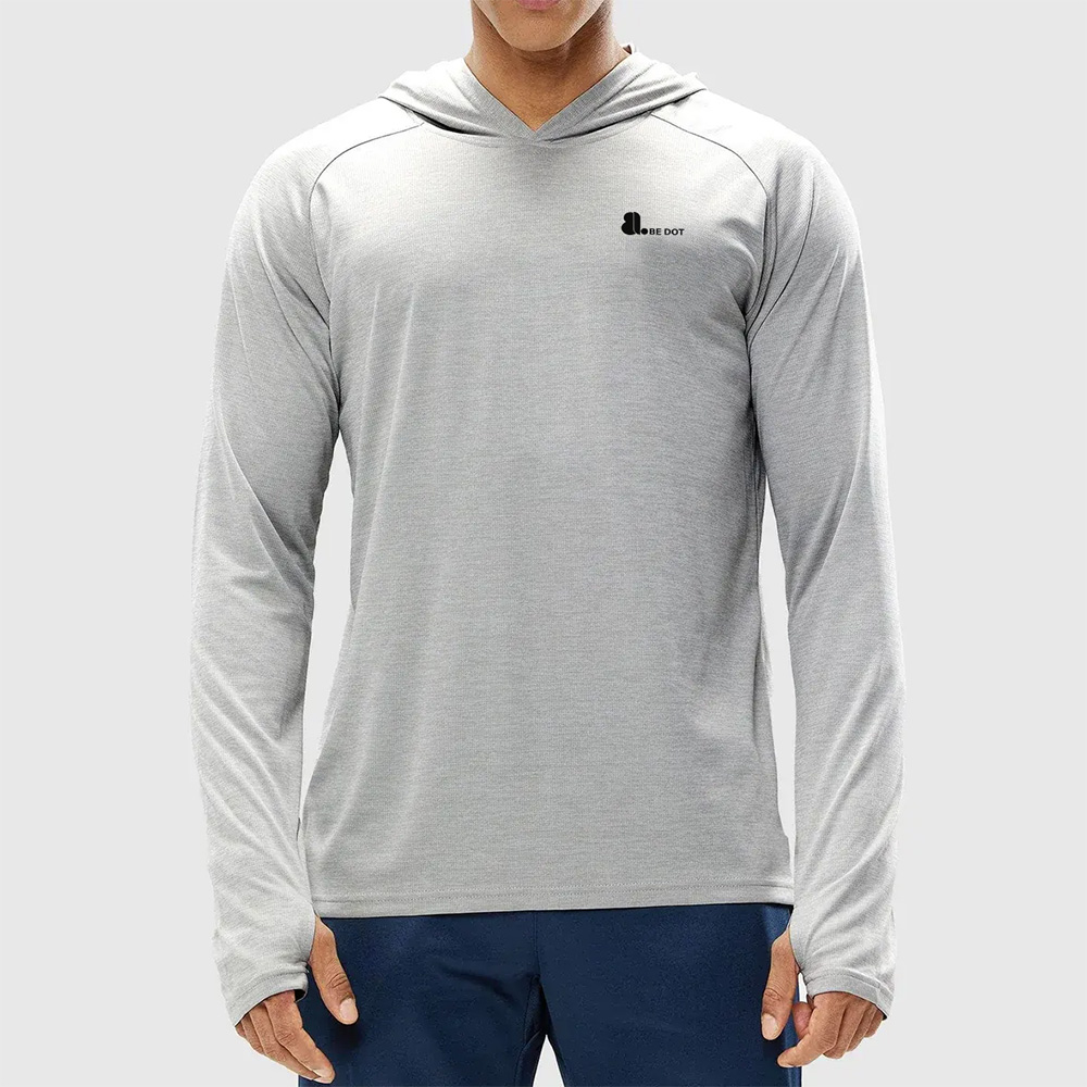 Men Hoodie Long Sleeve Tee