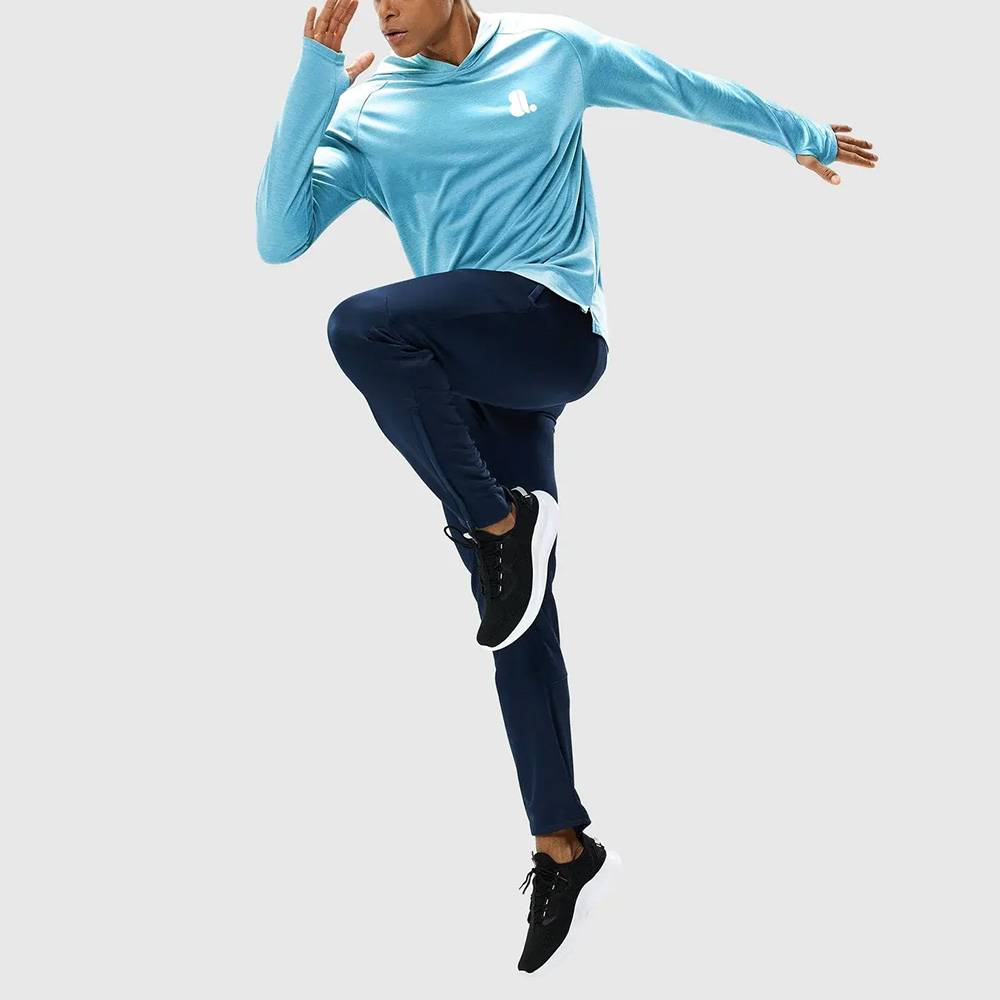 Men Hoodie Long Sleeve Tee - Image 3