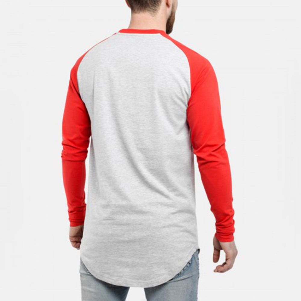 Men Longline Long Sleeve Tee