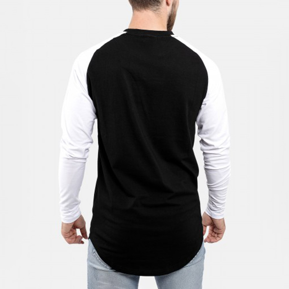 Men Longline Long Sleeve Tee