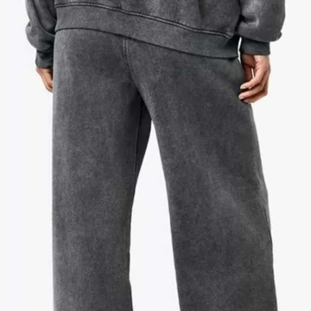 Acid Wash Zipper Track Suite Women - Image 5