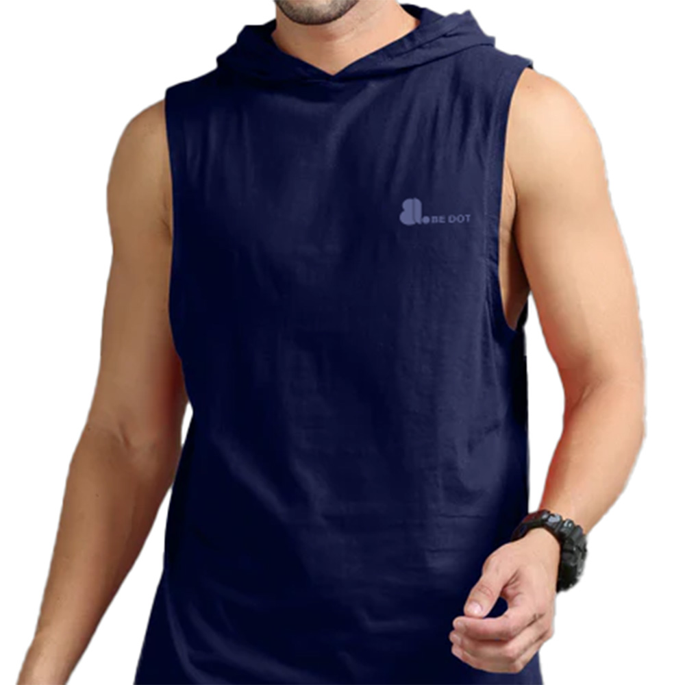 Men Hoodie Tank Top