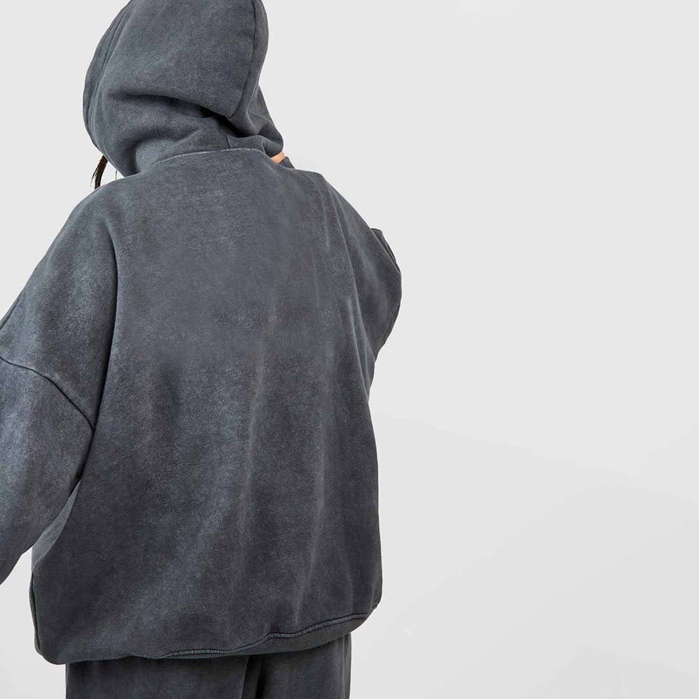 Acid Wash Pull Over Track Suit Women - Image 5