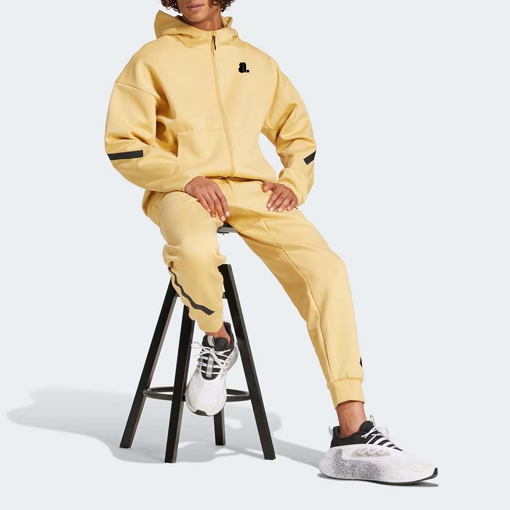 Single Color Zipper Track Suit Men