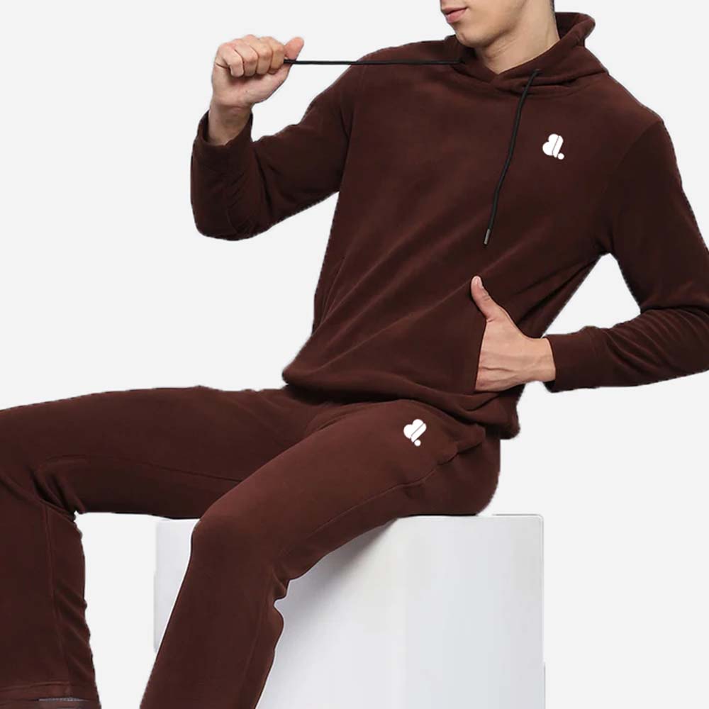 Single Color Pull Over Track Suit Men