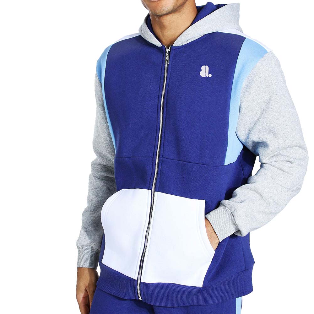 Block Zipper Track Suit Men - Image 3