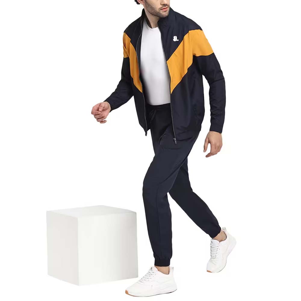Block Zipper Track Suit Men - Image 3