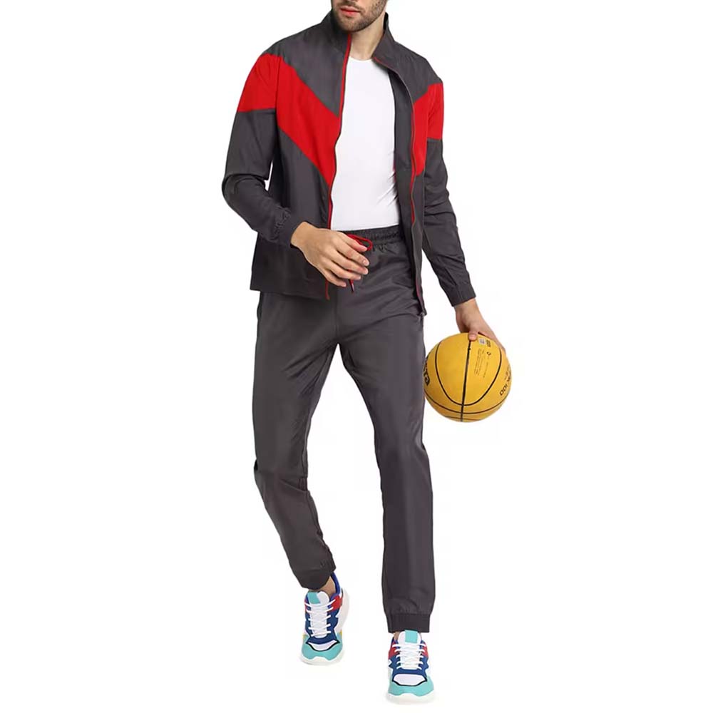 Block Zipper Track Suit Men - Image 3