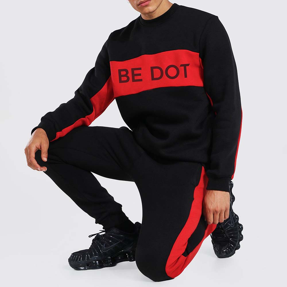 Block Pull Over Track Suit Men