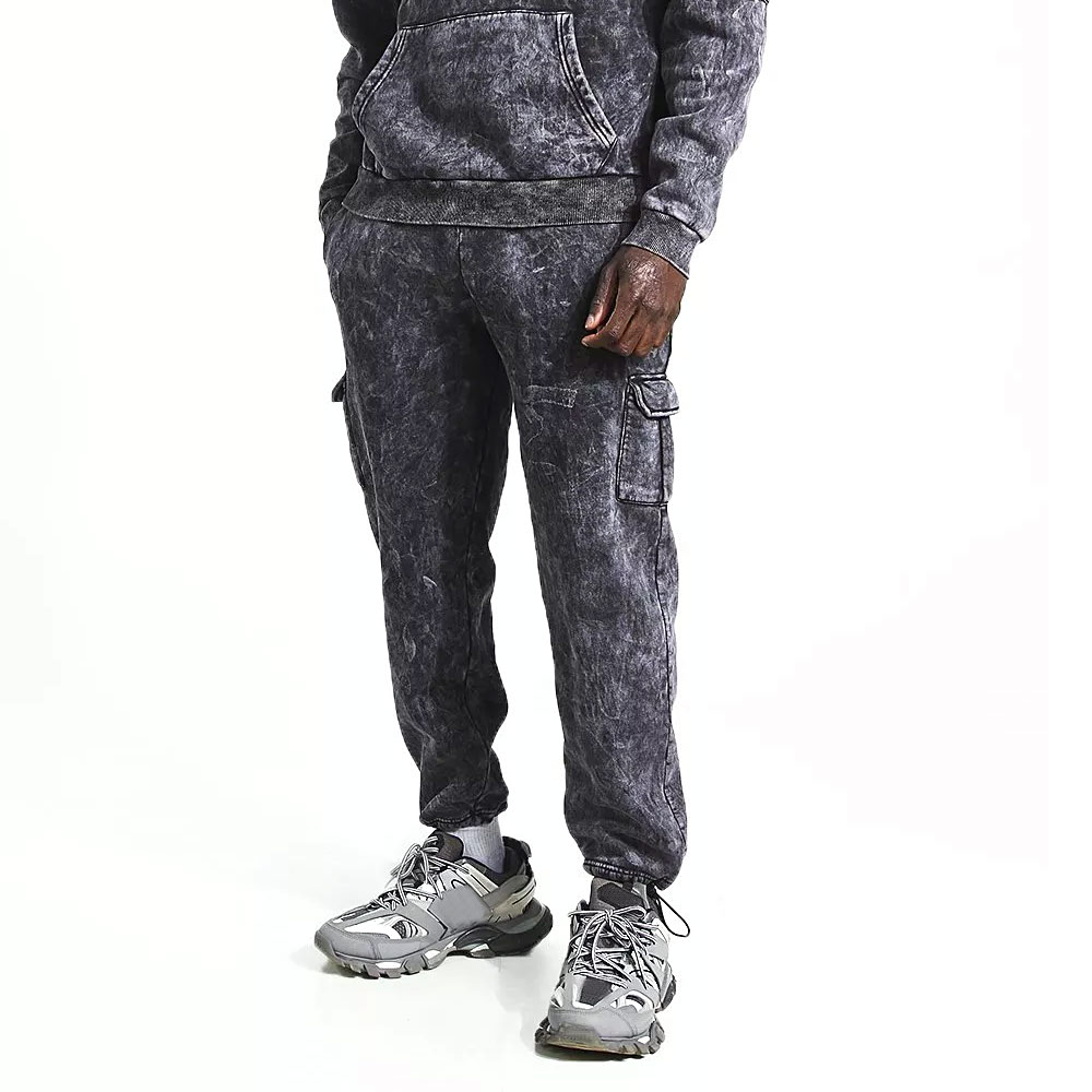 Acid Wash Pull Over Track Suit Men - Image 4