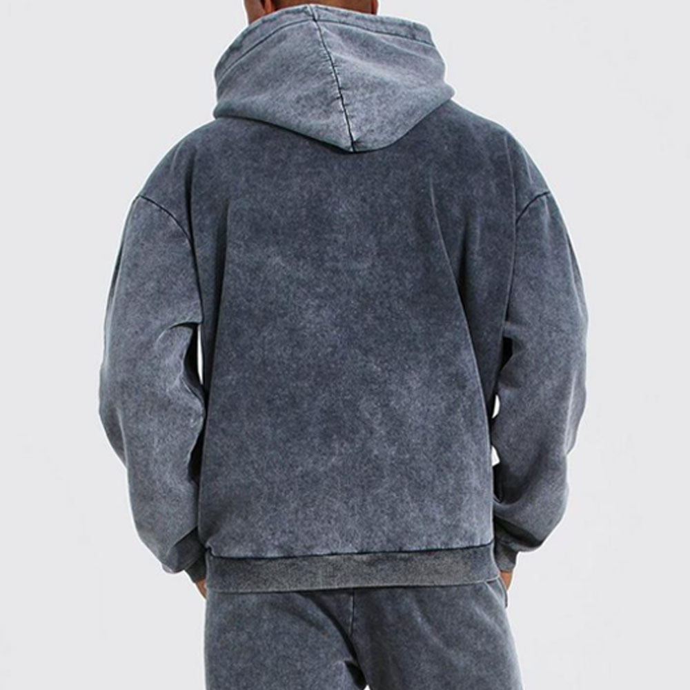 Acid Wash Pull Over Track Suit Men - Image 4