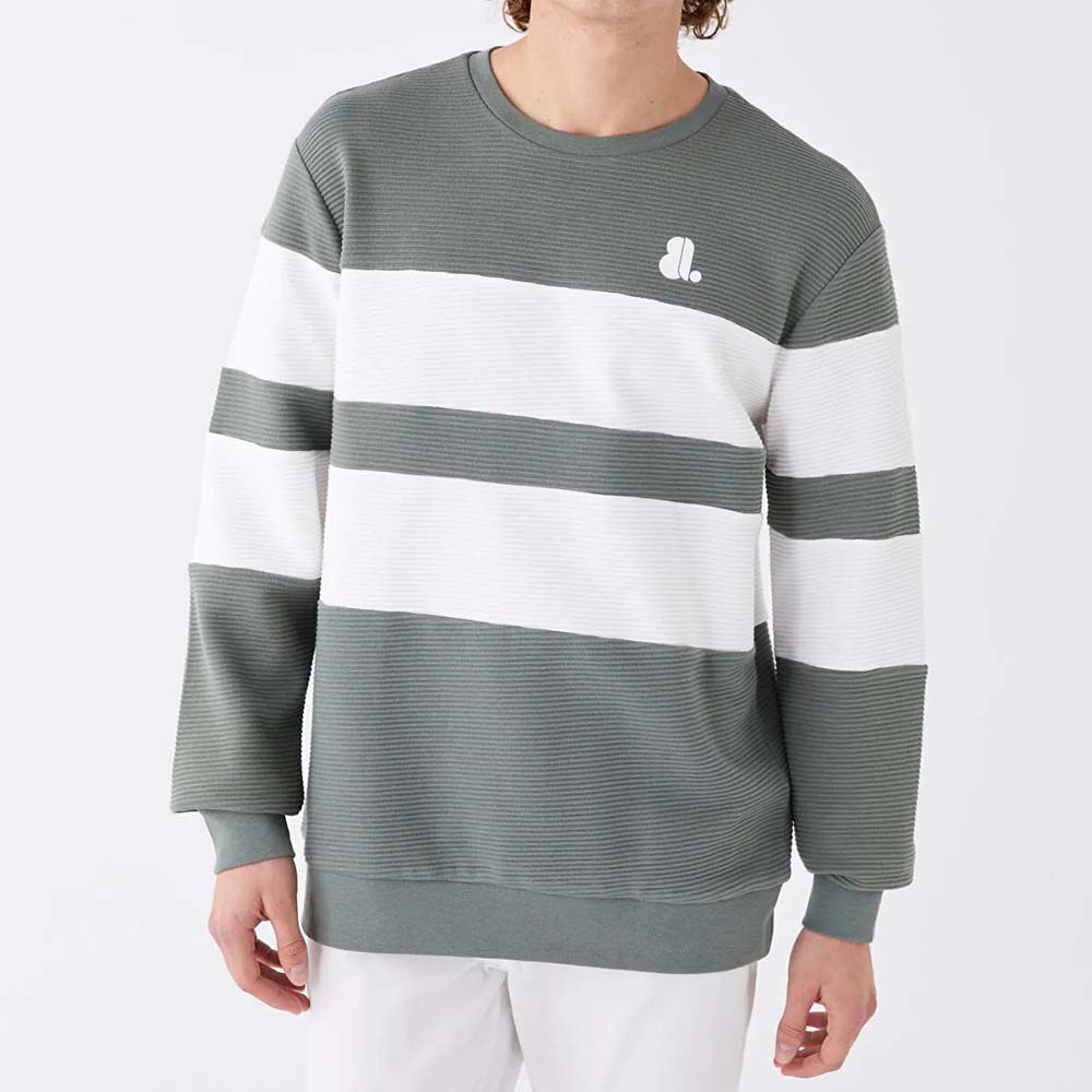 Men Block Sweat Shirt