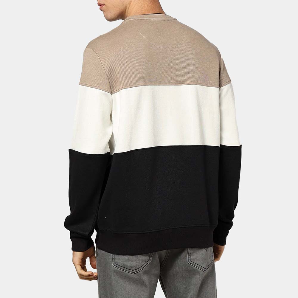 Men Block Sweat Shirt - Image 6