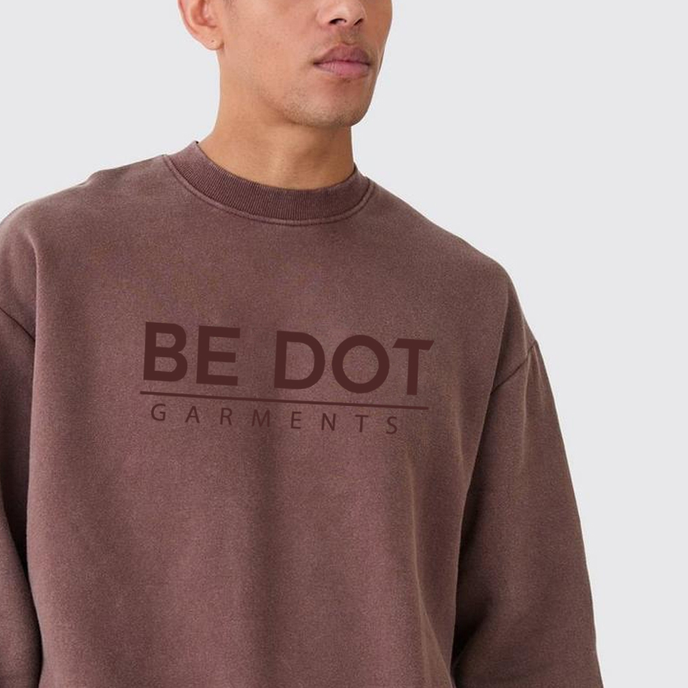 Men Acid Wash Sweat Shirt - Image 4