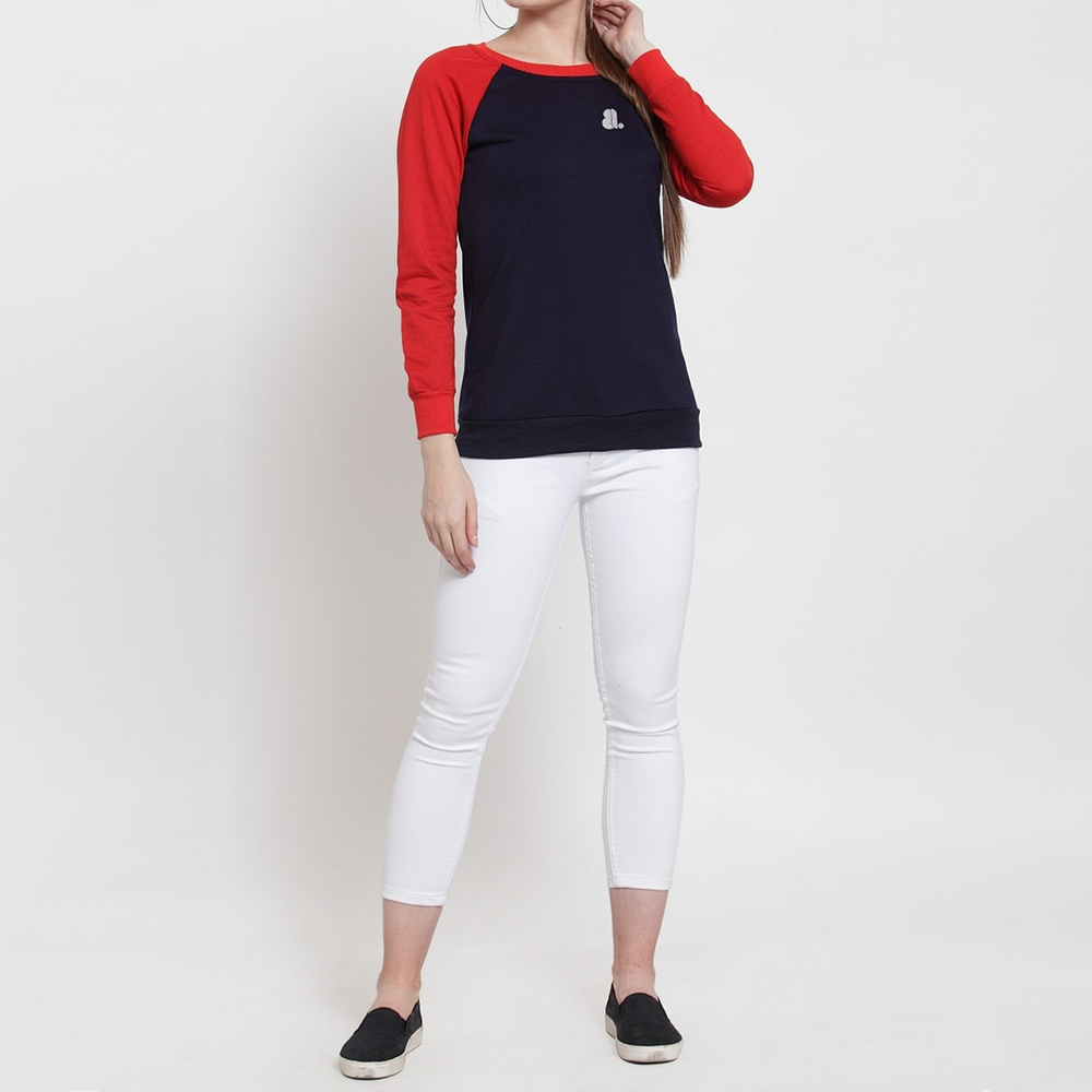 Women Plain Sweatshirt