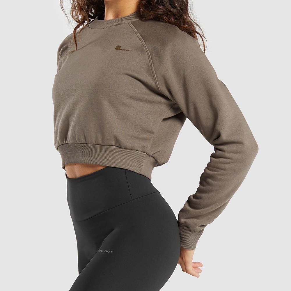 Women Crop Top Sweatshirt