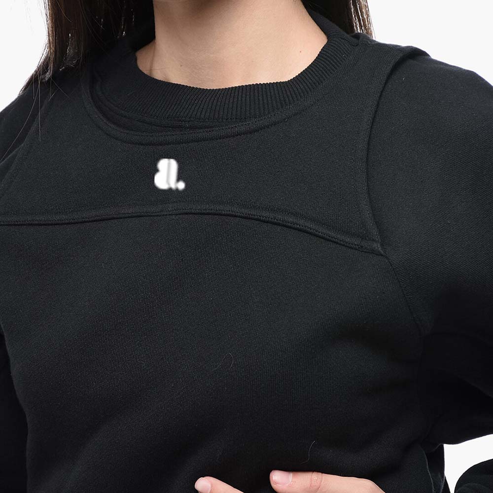 Women Crop Top Sweatshirt - Image 4