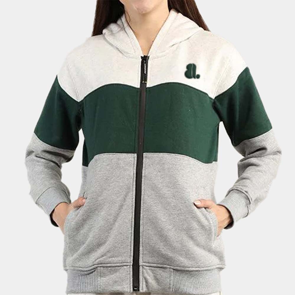 Block Zipper Track Suit Women - Image 3