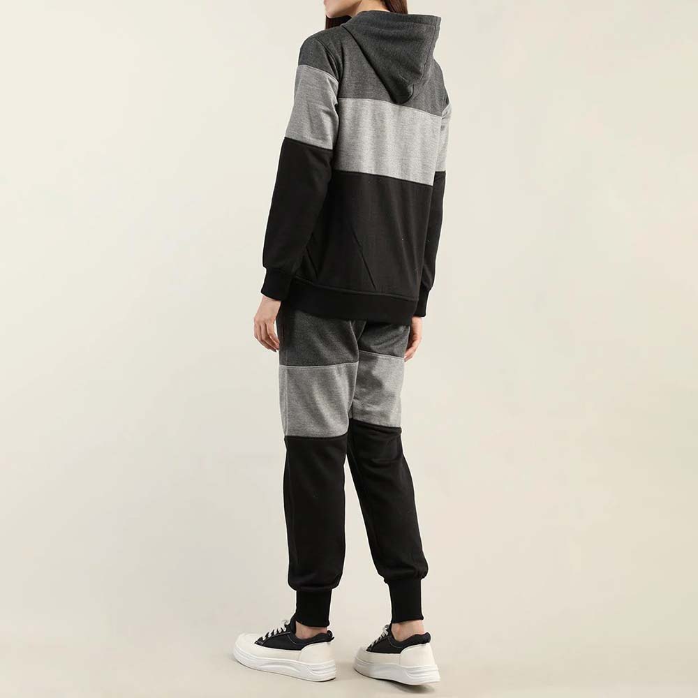 Block Zipper Track Suit Women - Image 4
