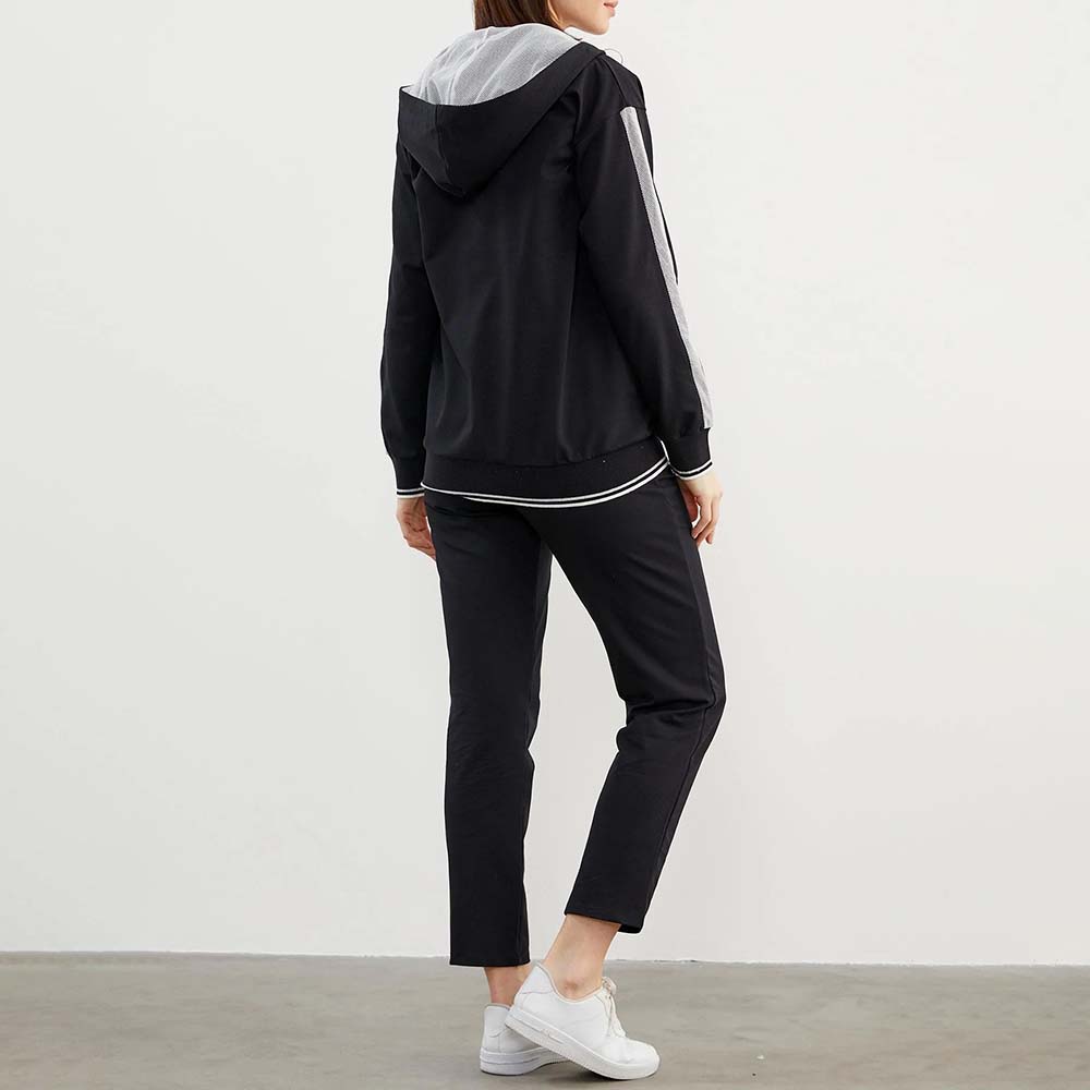 Block Zipper Track Suit Women - Image 5
