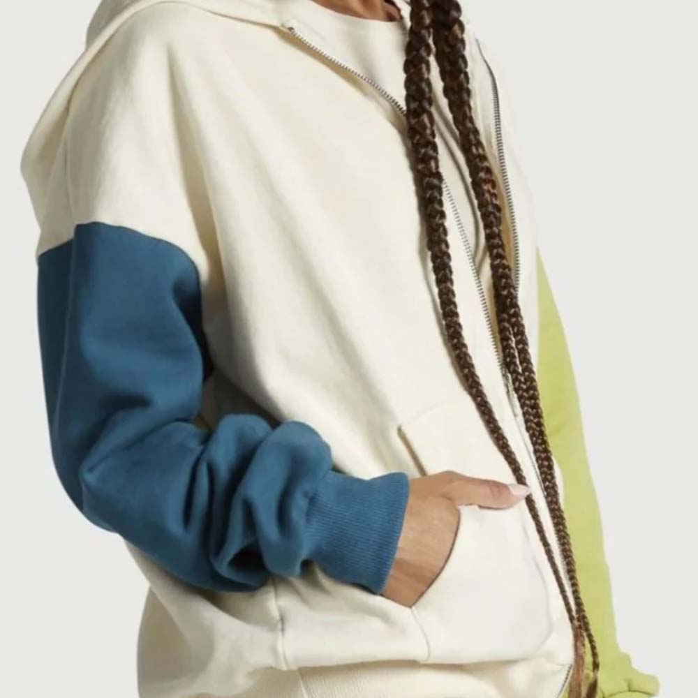 Block Zipper Track Suit Women - Image 4
