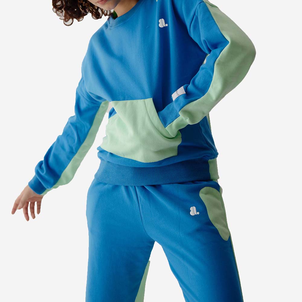 Block Pull Over Track Suit Women