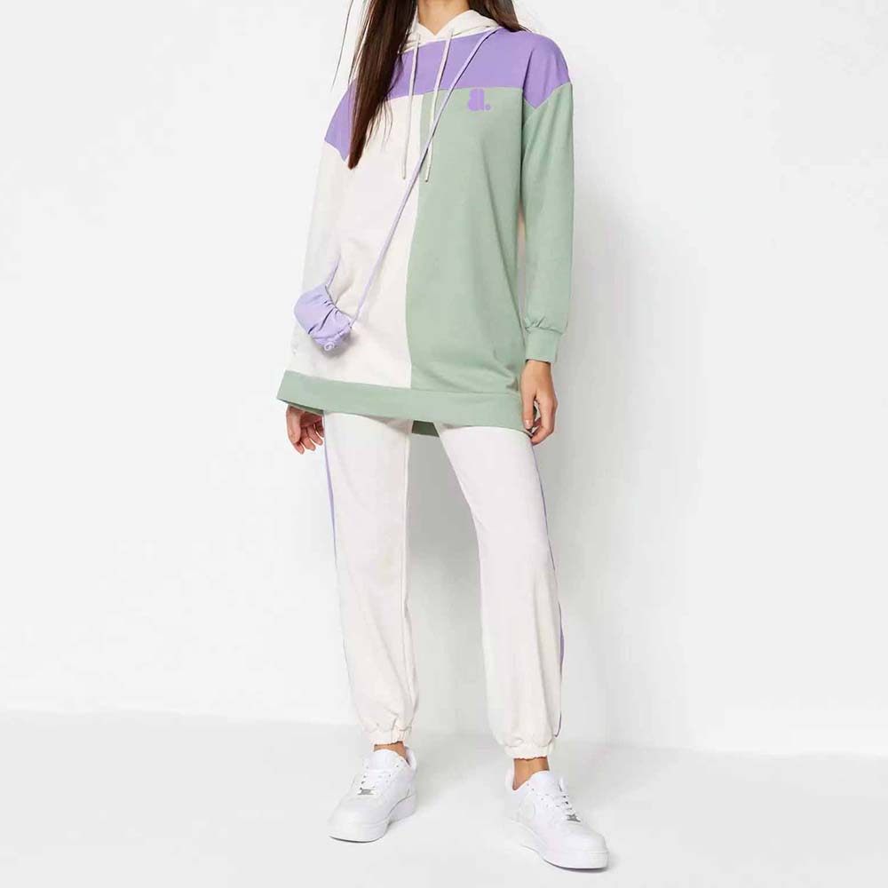 Block Pull Over Track Suit Women