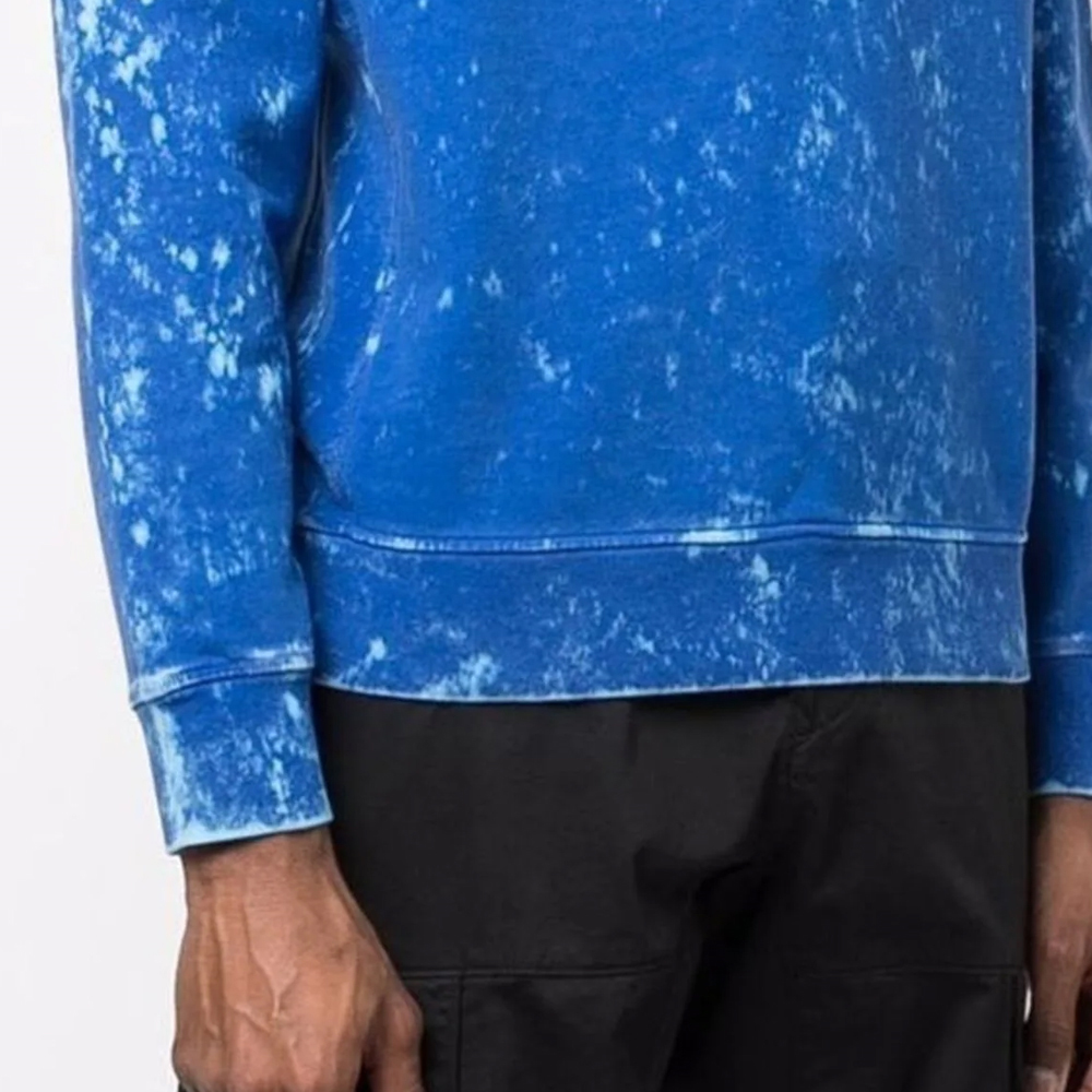 Acid Wash Pullover Hoodie Men - Image 5