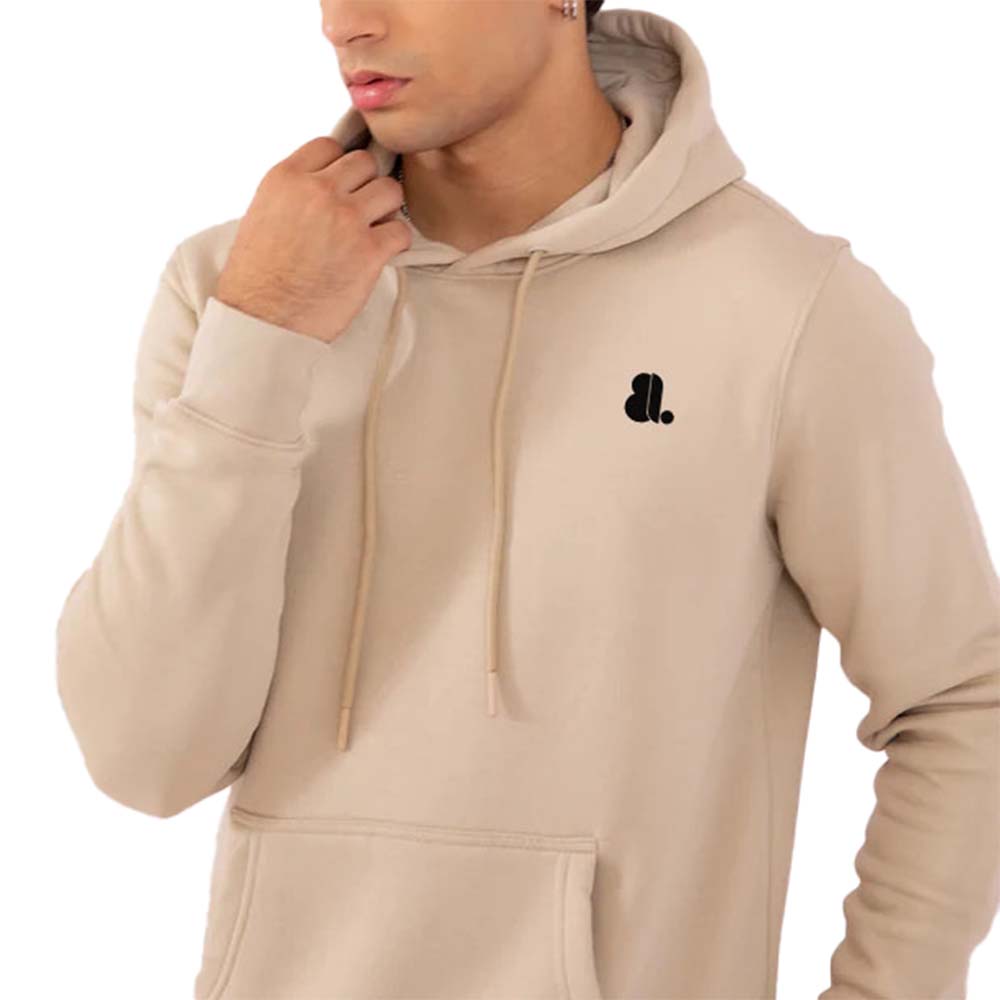 Single Color Pull Over Hoodie Men - Image 4