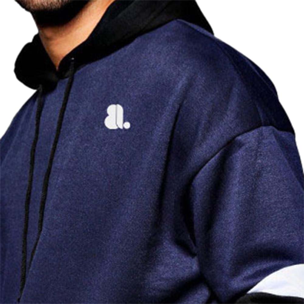 Block Pull Over Hoodie Men - Image 5