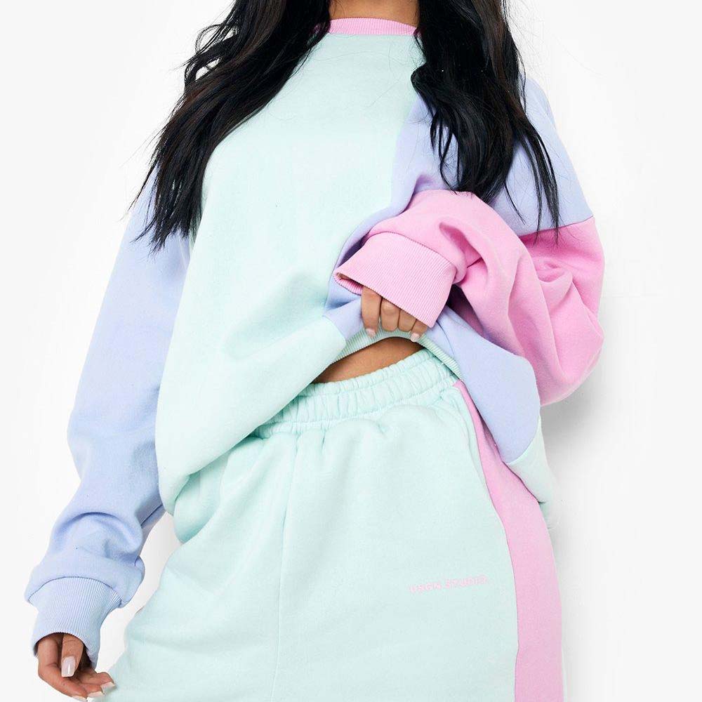 Block Pull Over Track Suit Women