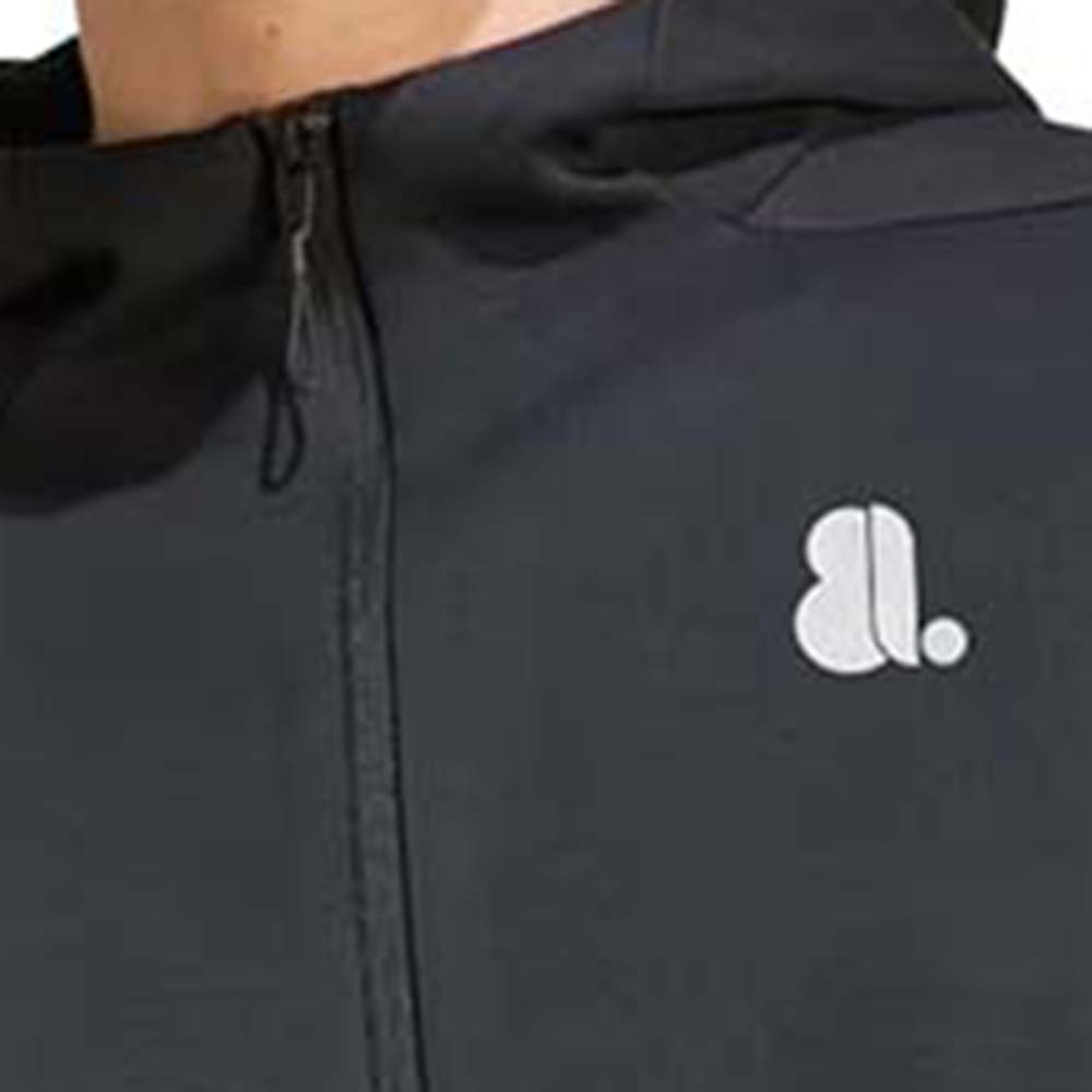 Single Color Zipper Hoodie Men - Image 4
