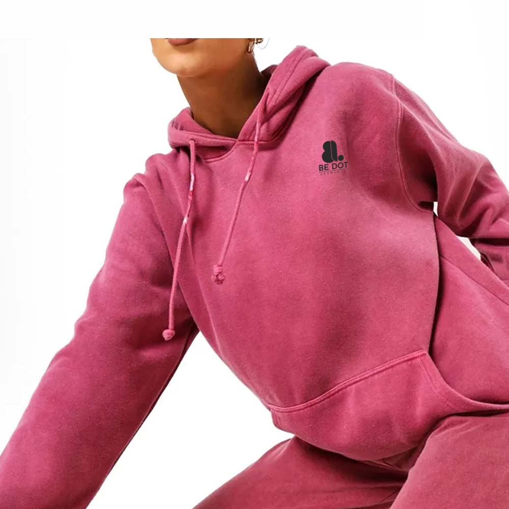 Acid Wash Pullover Hoodie Women - Image 3