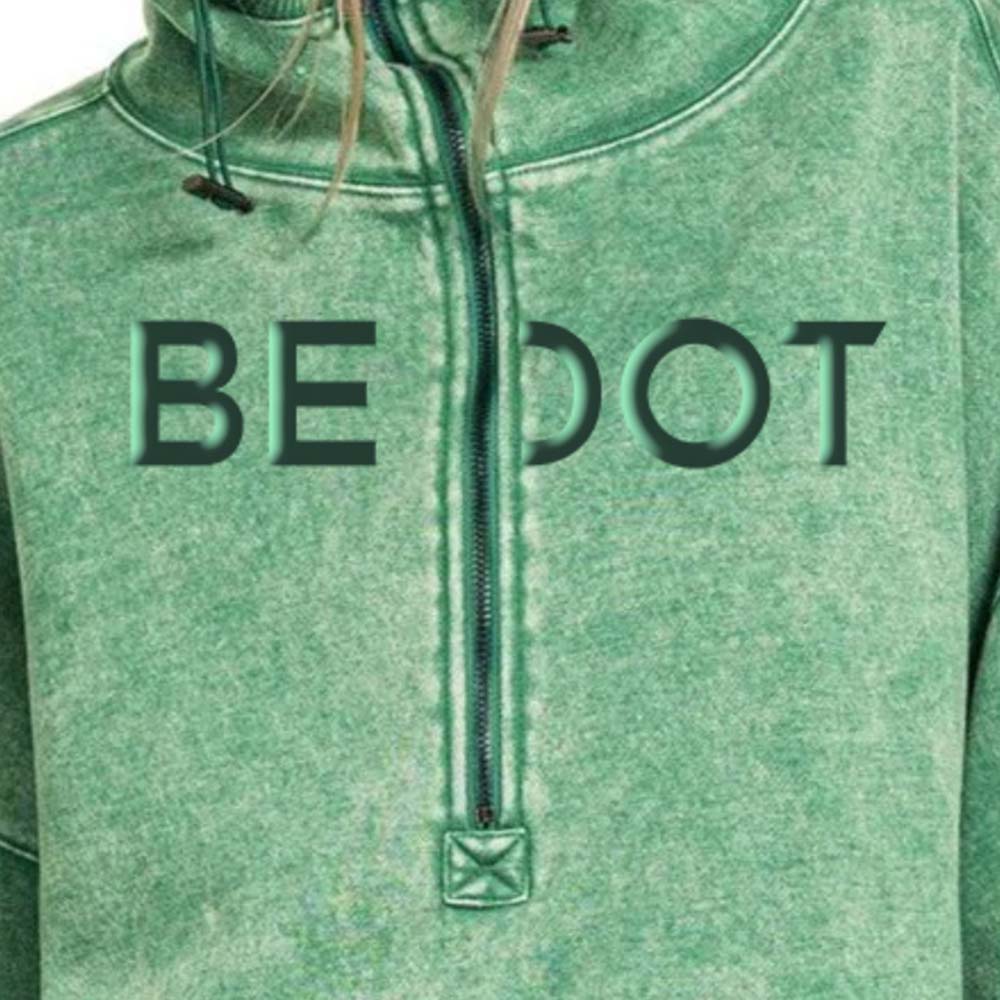 Acid Wash Zipper Hoodie Women - Image 4