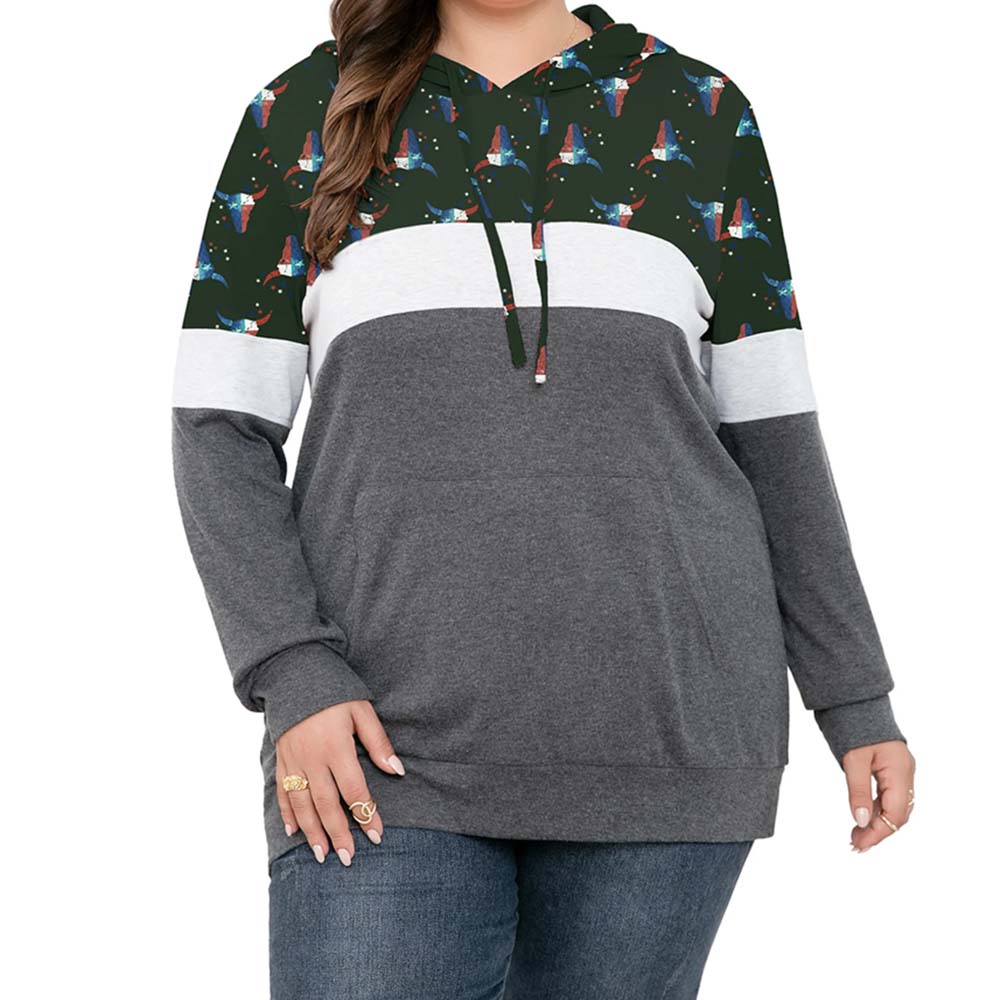 Blok Pull Over Hoodie Women