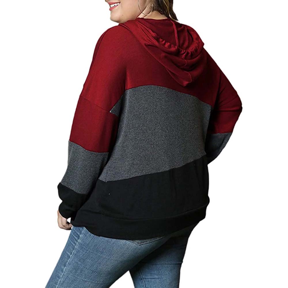Blok Pull Over Hoodie Women - Image 4