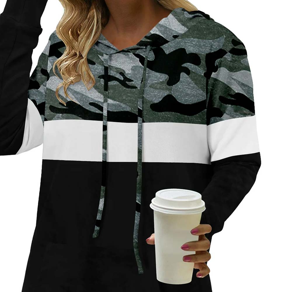 Blok Pull Over Hoodie Women - Image 3