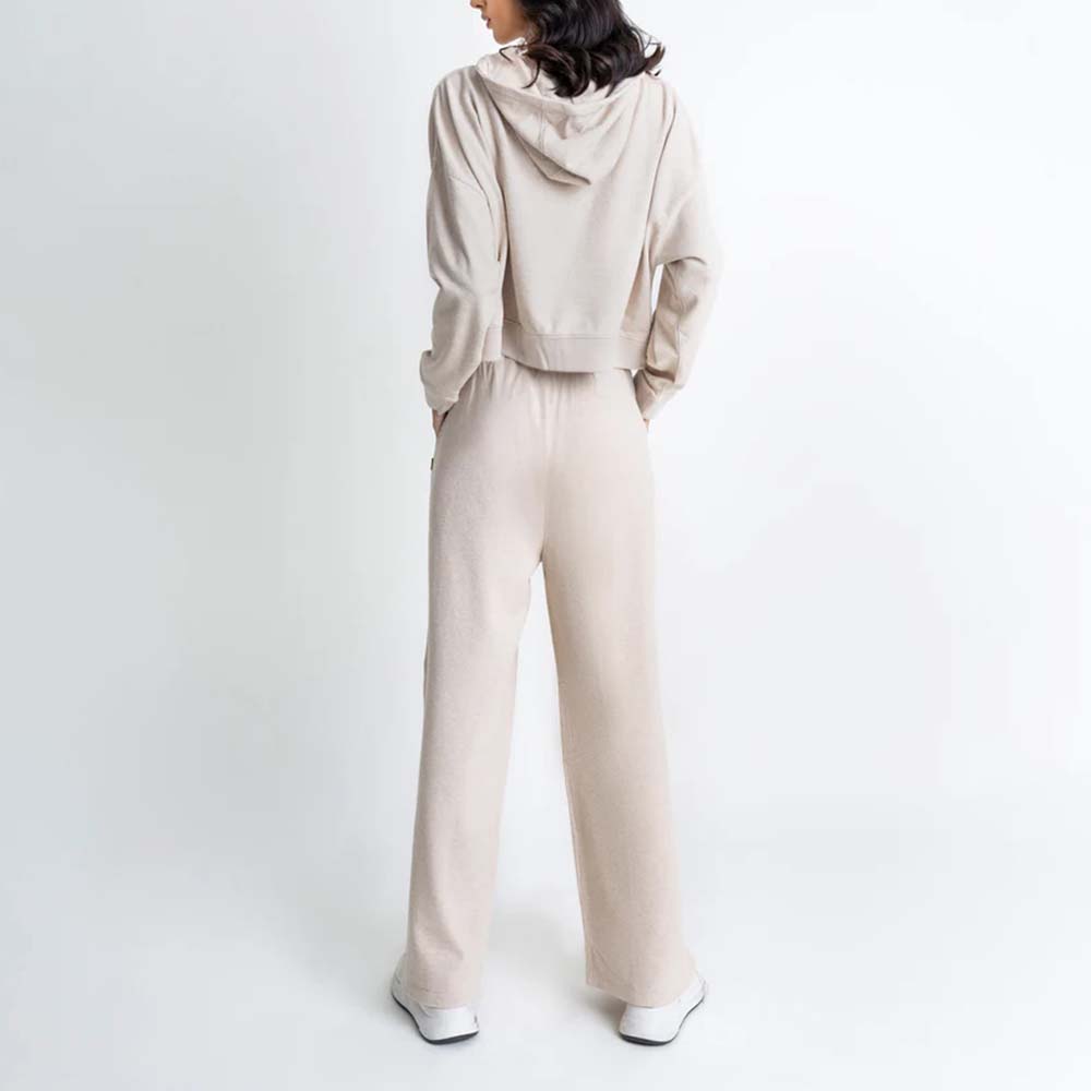 Single Color Zipper Track Suit Women - Image 4