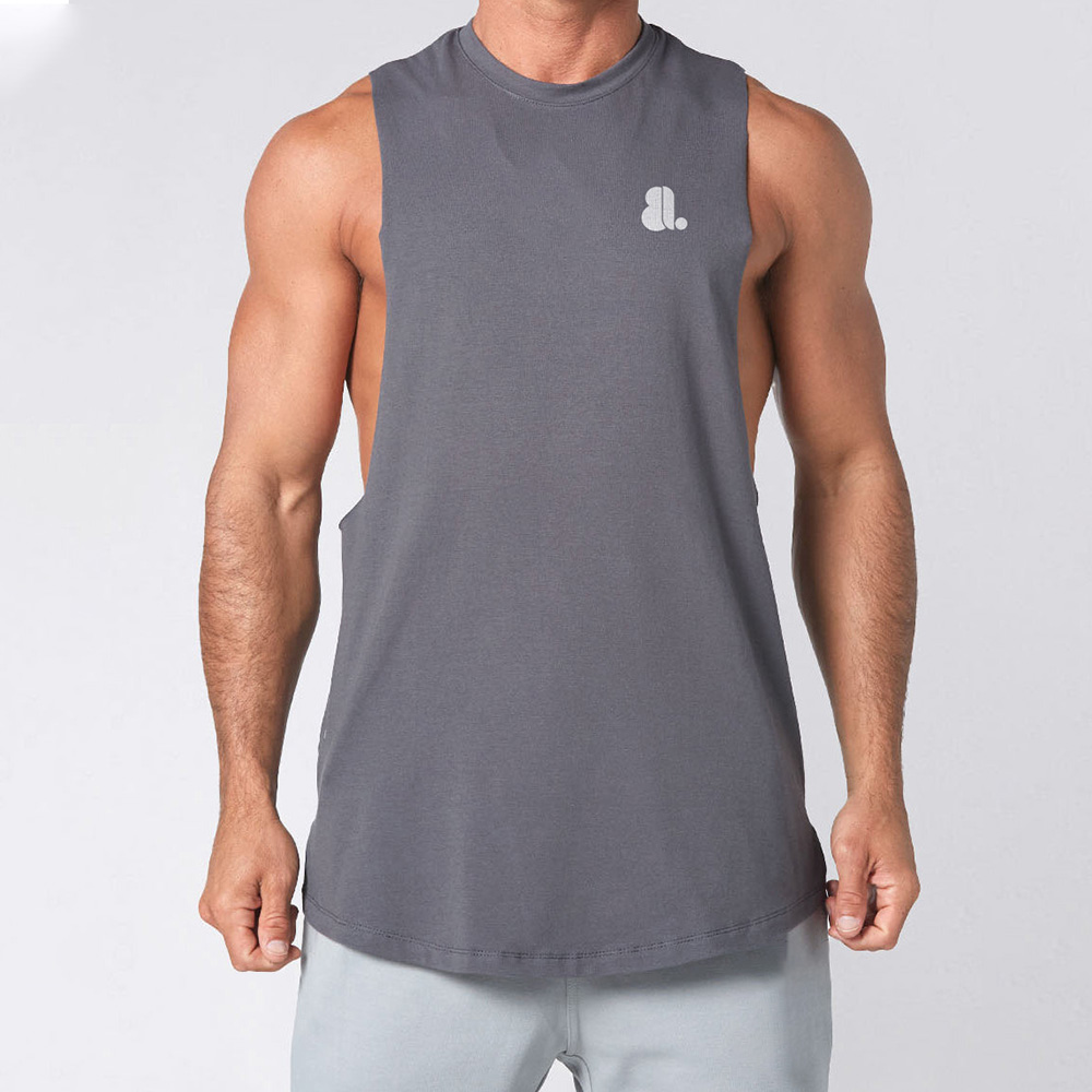 Men Cut Out Tank Top