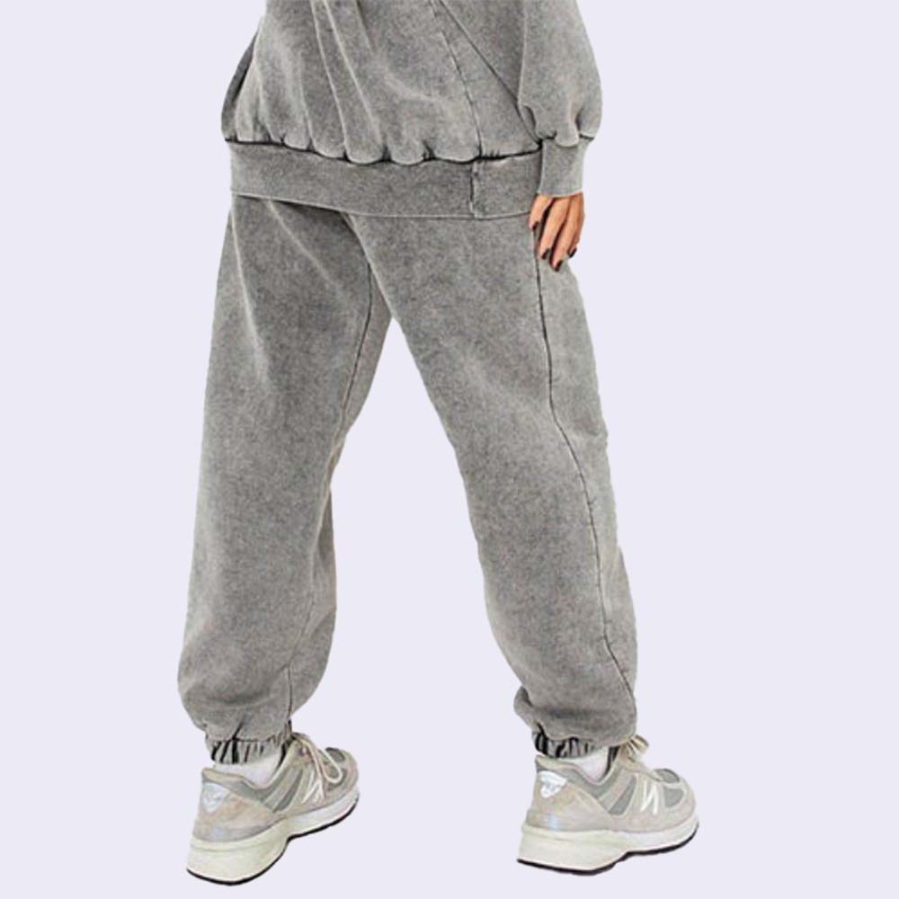 Acid Wash Pull Over Track Suit Women - Image 5