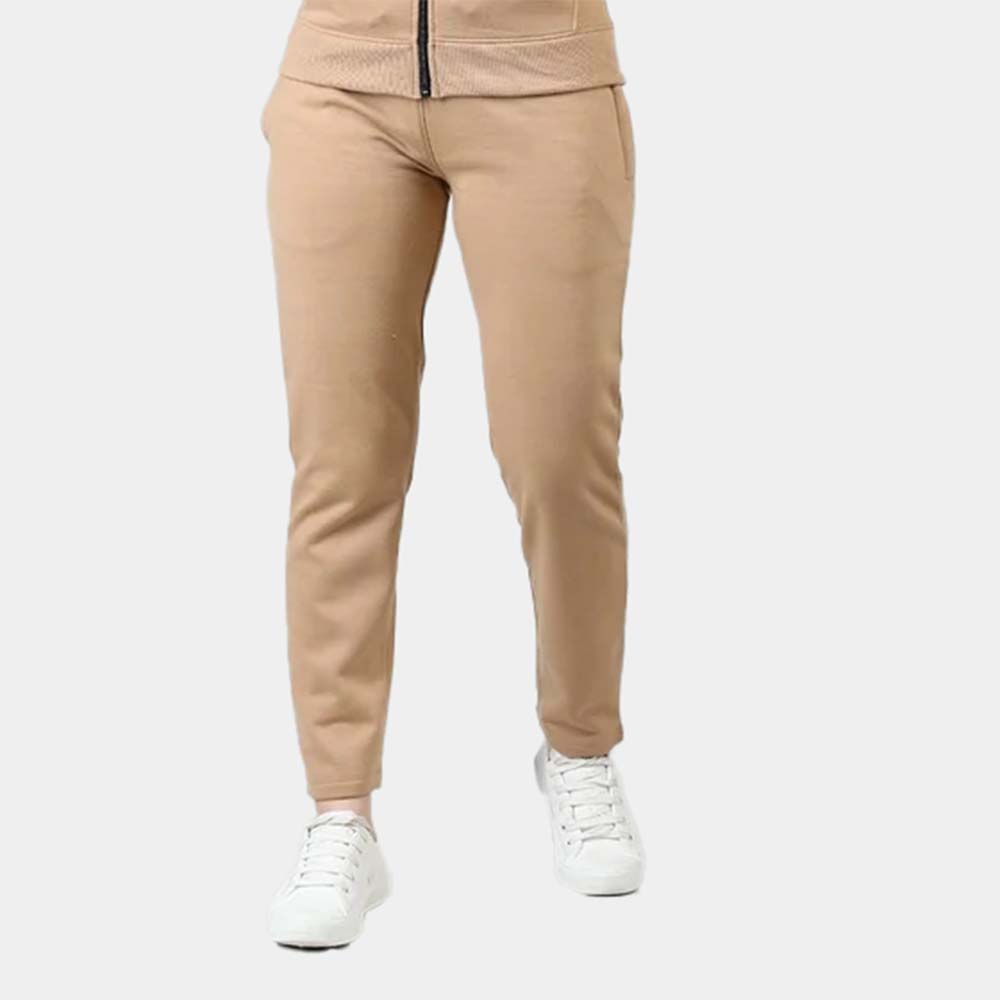 Single Color Zipper Track Suit Women - Image 5