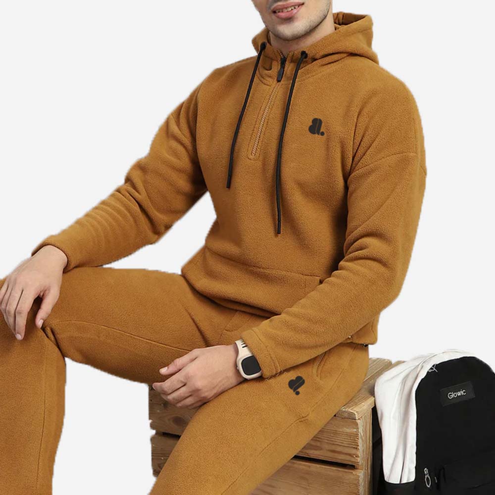 Single Color Pull Over Track Suit Men