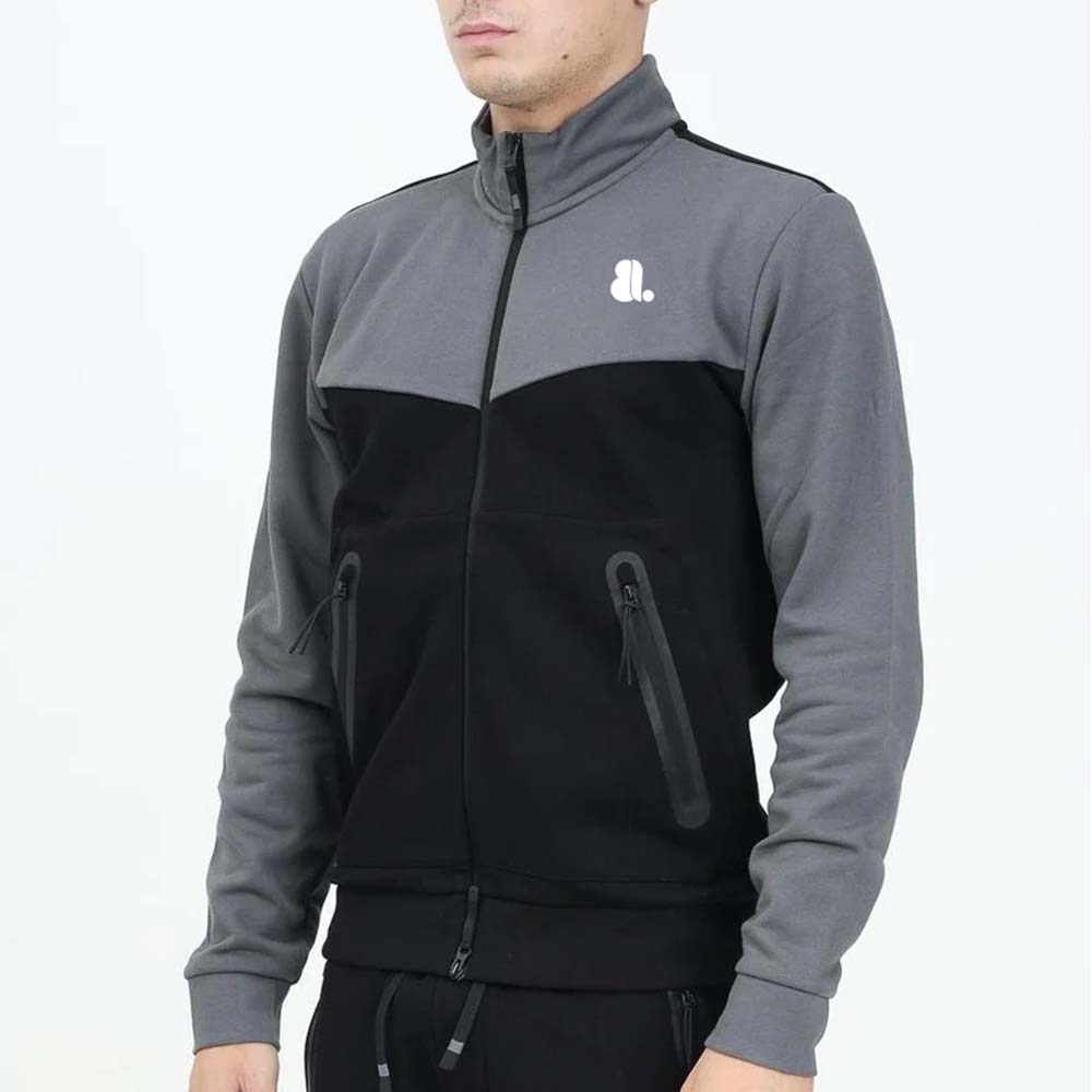 Block Zipper Track Suit Men - Image 5