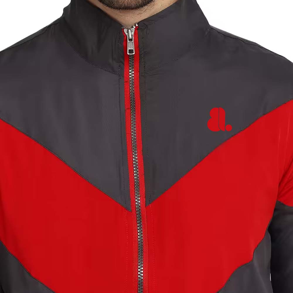 Block Zipper Track Suit Men - Image 5