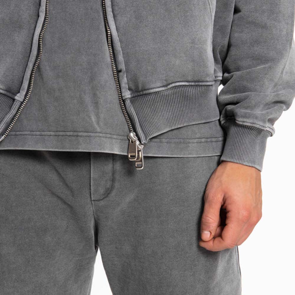 Acid Wash Zipper Track Suit Men - Image 6