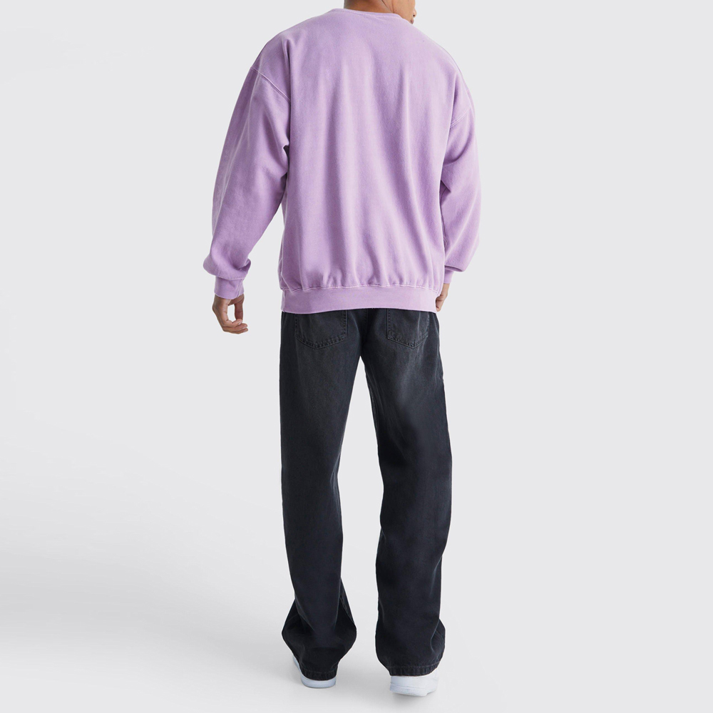 Men Acid Wash Sweat Shirt - Image 5